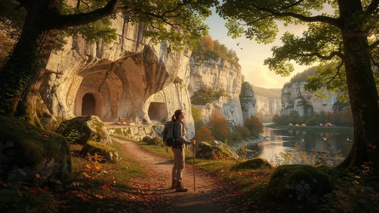 Découverte à pied des grottes ornées de la Vallée du Célé depuis le camping en immersion nature