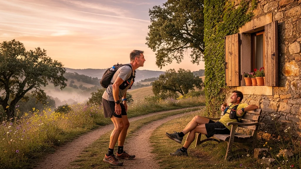 Test de parcours en boucle 25 km sur trois jours avec relais en gîte, expérience sportive et nature